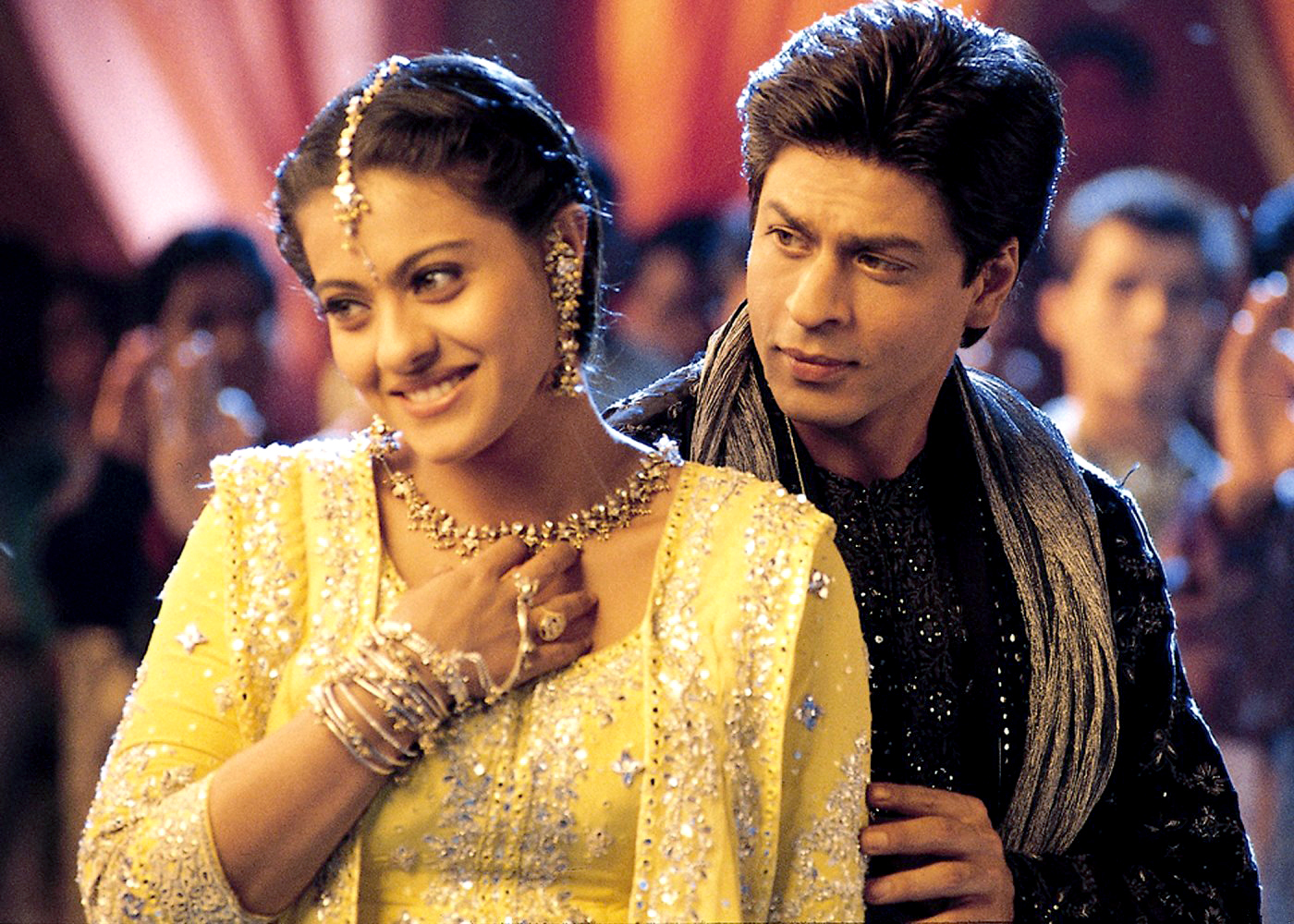 shahrukh and kajol wending hd wallpaper